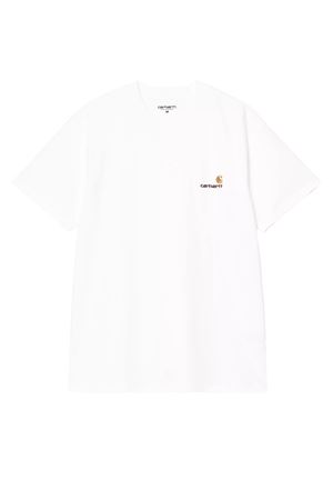 White organic cotton jersey T-shirt CARHARTT WIP | I02995602